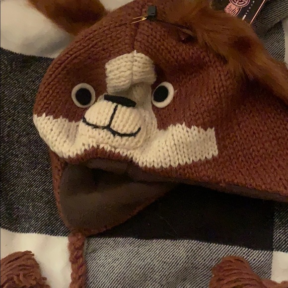 New Animal Pilot Beagle Winter Hat 100% Wool NWT - Picture 2 of 2